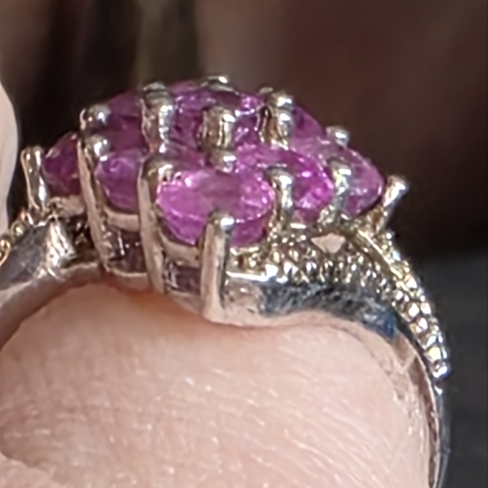 Host Pick NWOT Rare Estate Designer Signed  Montepuez Pink Ruby Ring - Picture 7 of 9